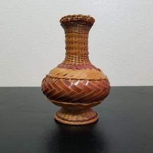 Antique Basket-Weave Vase | Shanghai Handcrafts
